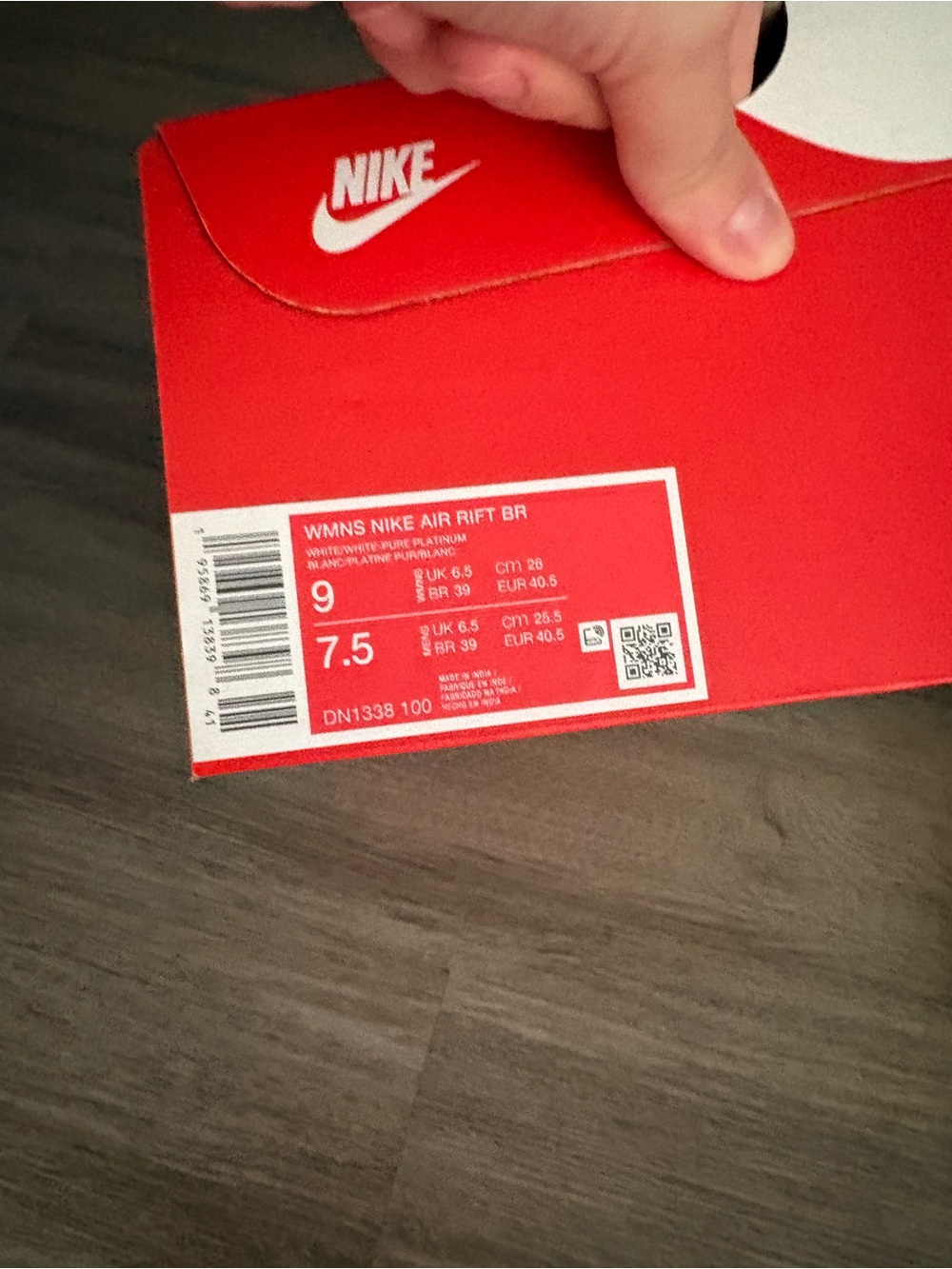 Nike Air Rift white sneaker - Picture 4 of 4